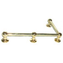 Polished Brass Fiddle Rail Rod 3/8″ cut to your specification. (per ...