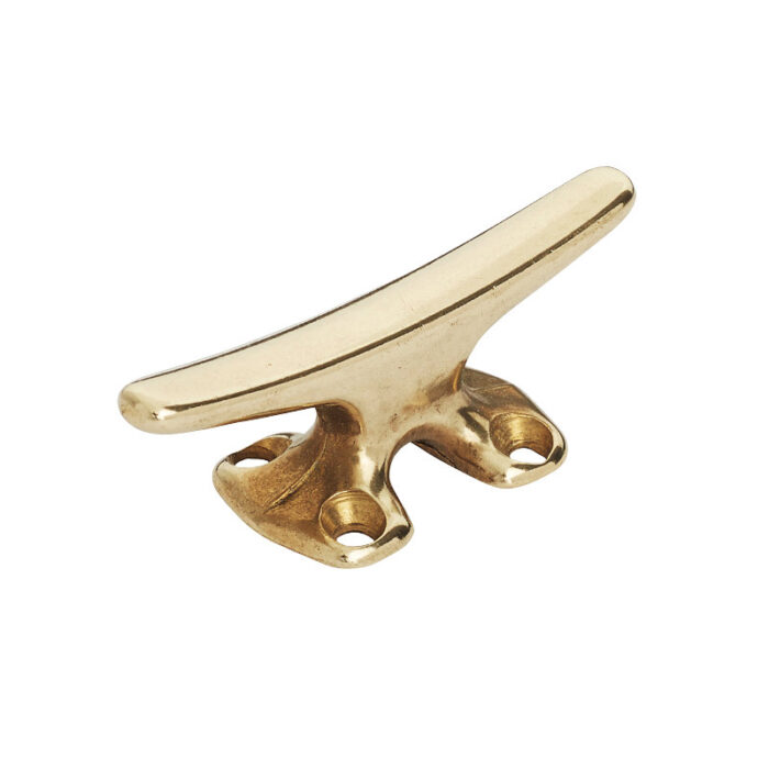 Wide Base Cleat, Bronze Classic Marine